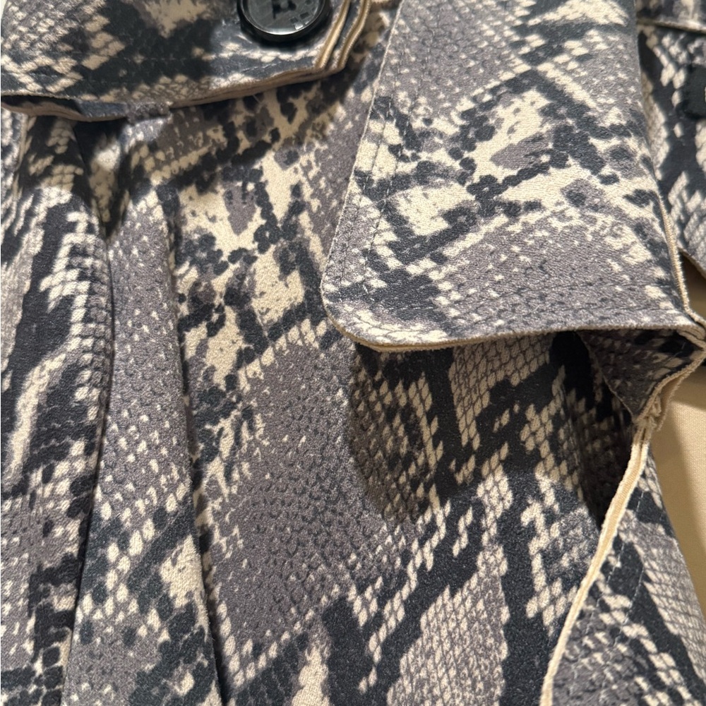 Love Token Snakeskin print faux Suede jacket - Picture 7 of 8